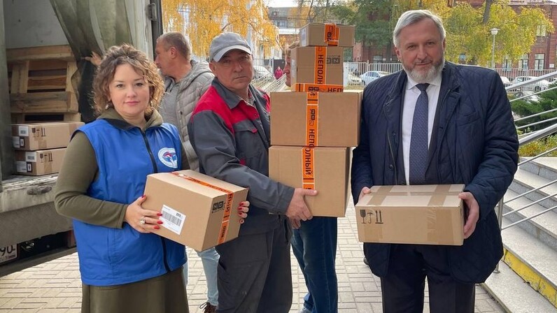 Поможем курску фото Из Уфы в Курск доставили еще один гуманитарный конвой Дзен