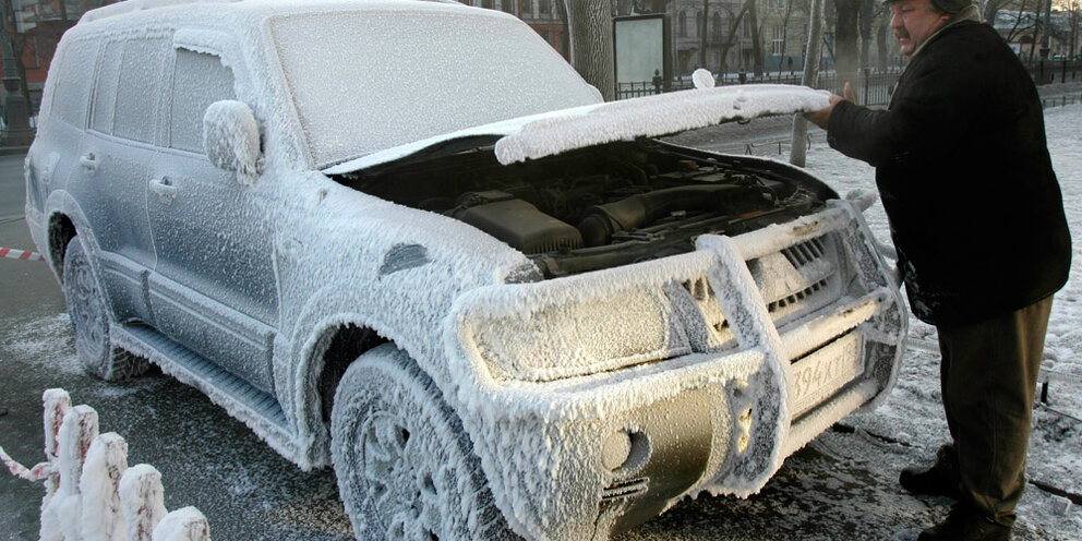 Прогрев машины в зимнее время