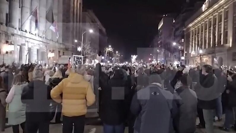 Сербия протесты