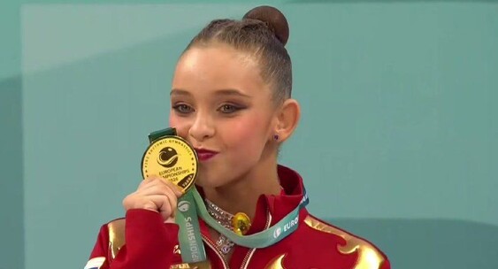 Гимнастка Ильтерякова принесла сборной России второе золото чемпионата Европы|