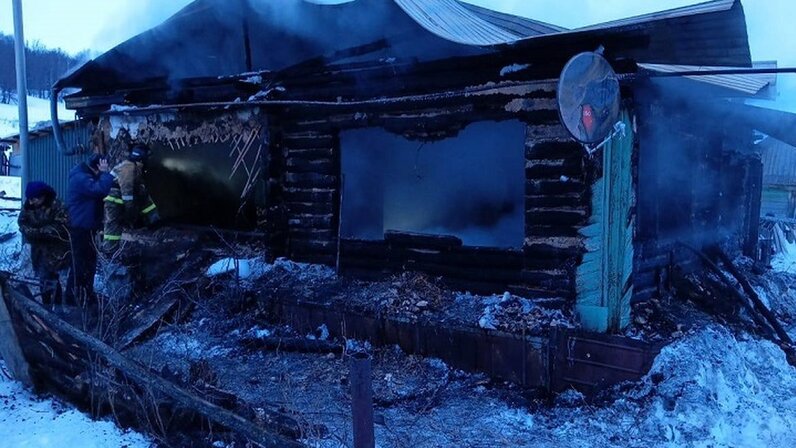 Пожар в первомайском районе