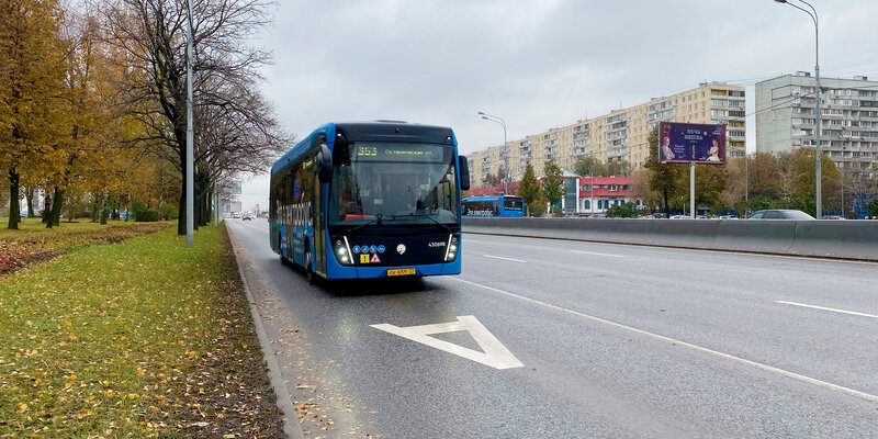 Первый электробус маршрута м99
