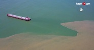На&nbsp;северном побережье Турции вода в&nbsp;Черном море окрасилась в&nbsp;коричневый цвет|