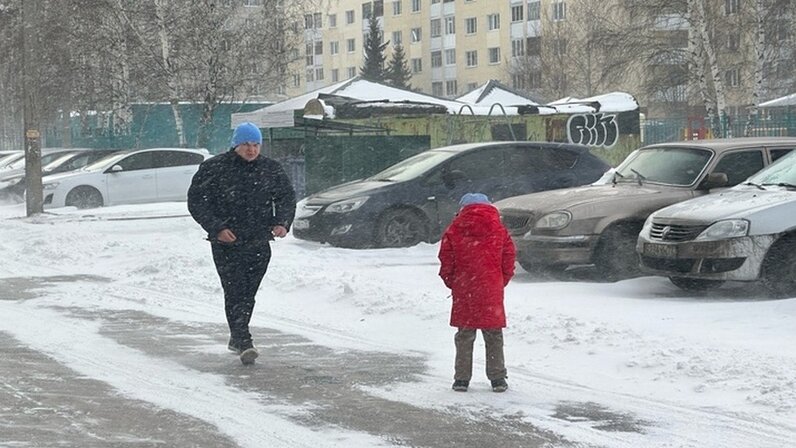 Большой снег написано