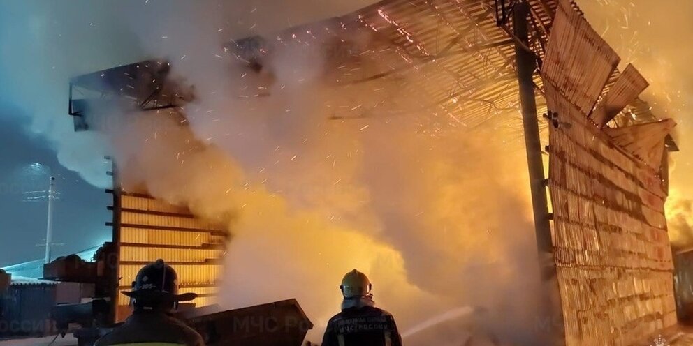 пожар в серково