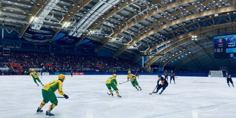 финал чемпионата по хоккею с мячом. енисей 2011 хоккей с мячом.  матч хк «енисей» — «ска-нефтяник». хоккей фото. водник архангельск хоккей с мячом.
