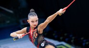 Сборная России по&nbsp;художественной гимнастике выиграла серебро на&nbsp;ЧЕ|
