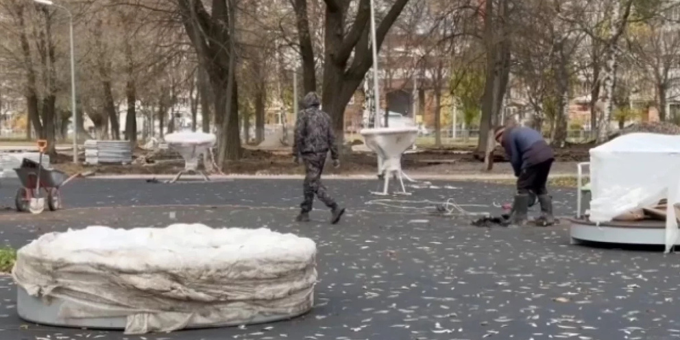 Парк победы ленинградский просп 93в ярославль фото Новые шахматные столы в парке Ярославля сделали с ошибкой Дзен