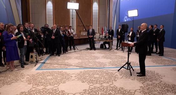Путин: несмотря на&nbsp;удар по&nbsp;Старобельску, конфликт на&nbsp;Украине идет к&nbsp;завершению|