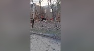 Разрушенный после удара возмездия штаб Сухопутных войск в&nbsp;Киеве сняли на&nbsp;видео|