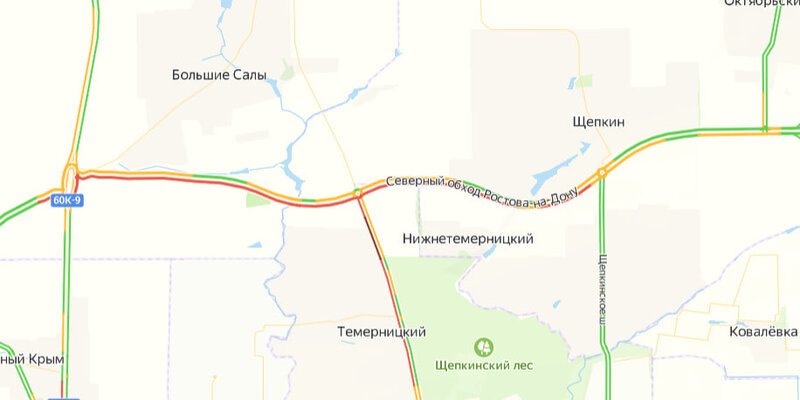 На северном обходе Ростова-на-Дону на 70 процентов готовы искусственные сооружен