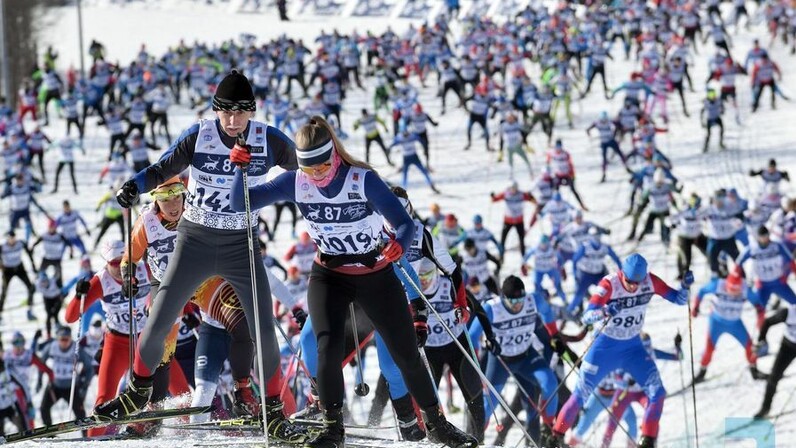 Мурманский лыжный марафон Russialoppet 2023 с GoPro - YouTube