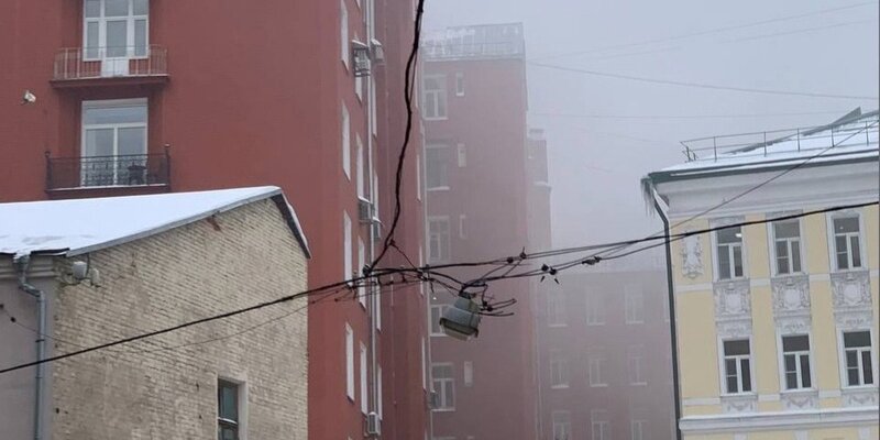 в москве горел отель