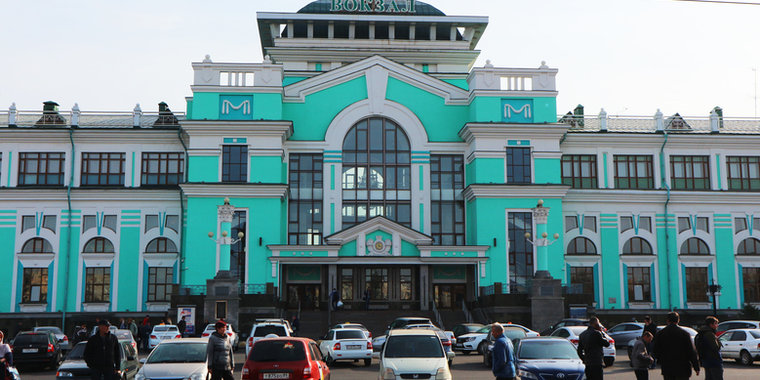 Омский вокзал фото