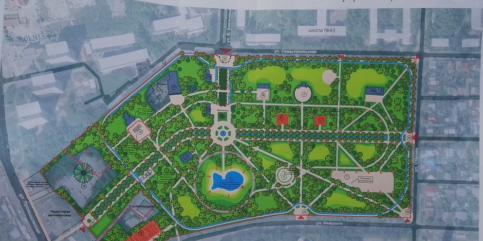 Парк молодежный ульяновск карта