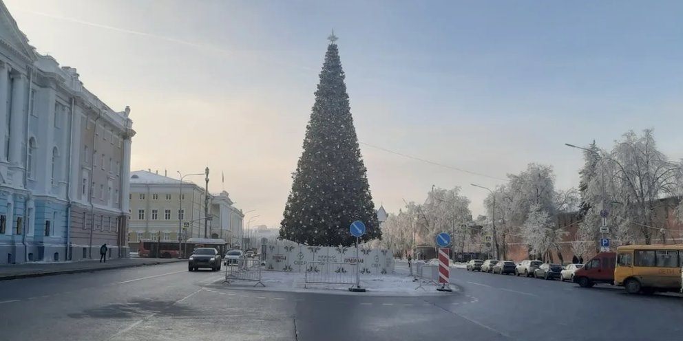 Елка в нижнем новгороде фото
