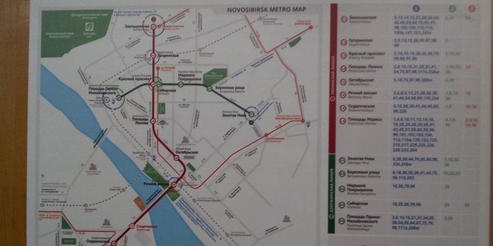 Проект станций метро новосибирск