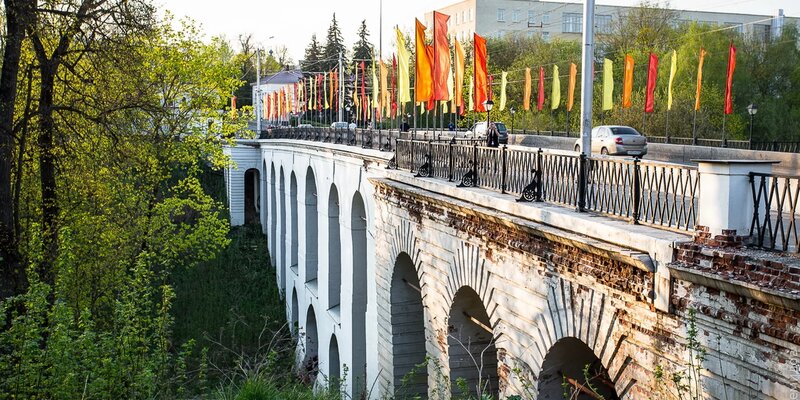 Каменный мост калуга улица пушкина фото В Калуге восстановят средневековую дорогу между Каменным мостом и набережной Оки