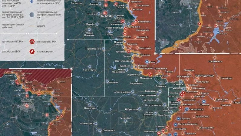 Интерактивная карта сво на украине на сегодня с изменениями