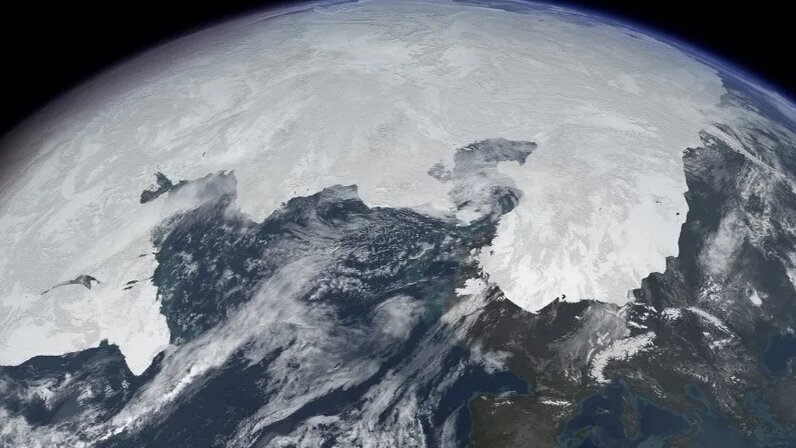 A Terrifying GIF Of An Ice Age Ripping Through The US