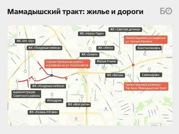 Вознесенский тракт казань схема на карте новая