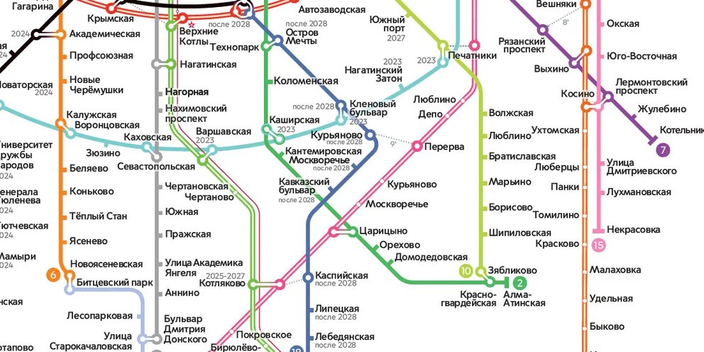 Карта мцд с расчетом времени