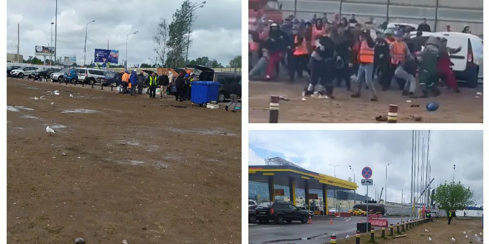 лахта центр драка рабочих. петербургские рабочие бунтуют. лахта центр драка рабочих. ренейссанс констракшн лахта центр руководитель.