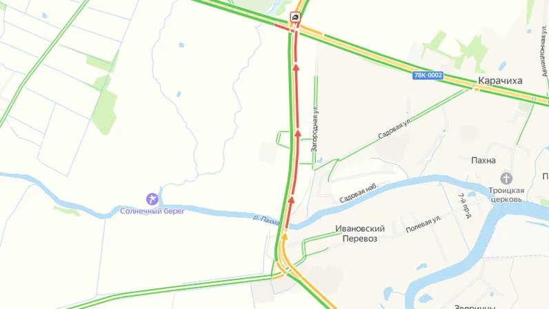 Окружная дорога ярославль карта