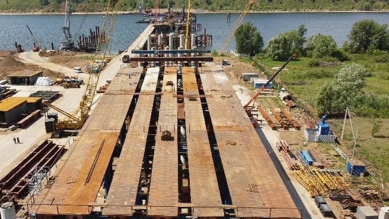 Строительство моста через каму в нижнекамске карта