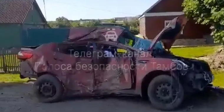 Киа рио попала в дтп