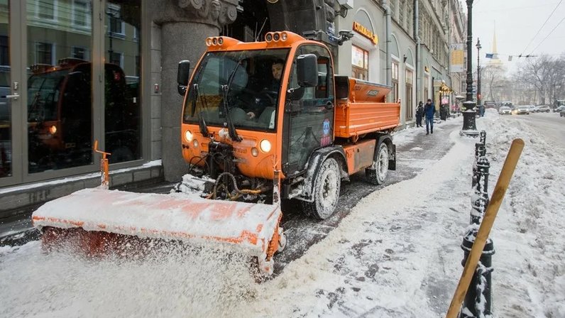 Снегоплавильный пункт на мебельной