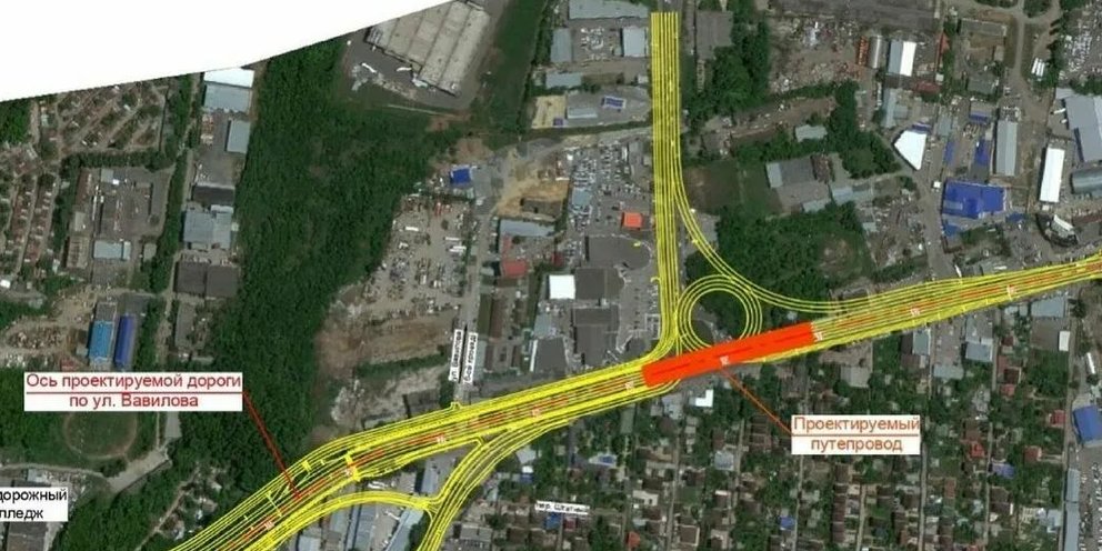 Схема реконструкции вавилова ростов на дону