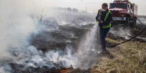 Карта очагов пожара в тюмени