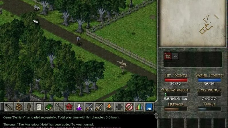 Eschalon book 2 карта