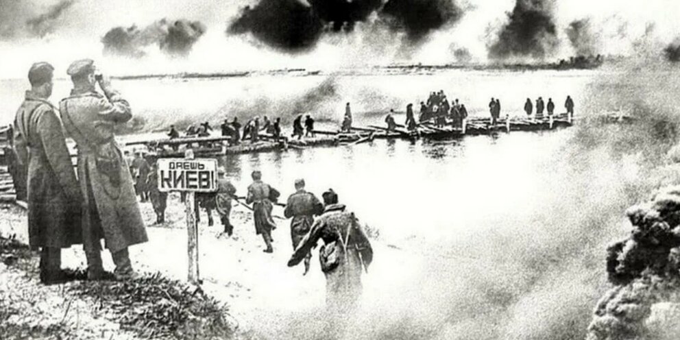 Освобождение киева от фашистских захватчиков. Битва за Днепр 1943.