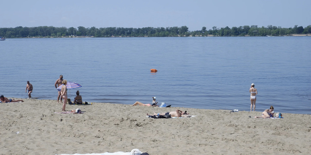 Снижение уровня воды в волге