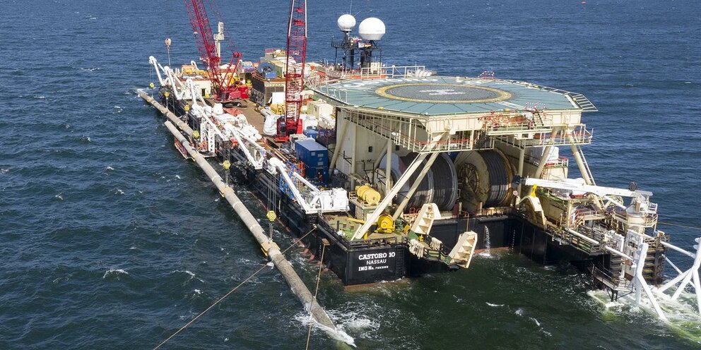 Проект строительства газового трубопровода по дну моря к берегу германии получил название