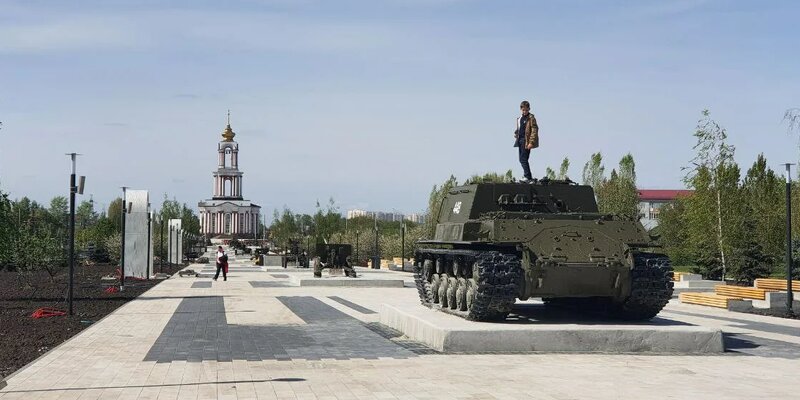 В Курске обновлённый парк "Патриот" готовят к сдаче Дзен