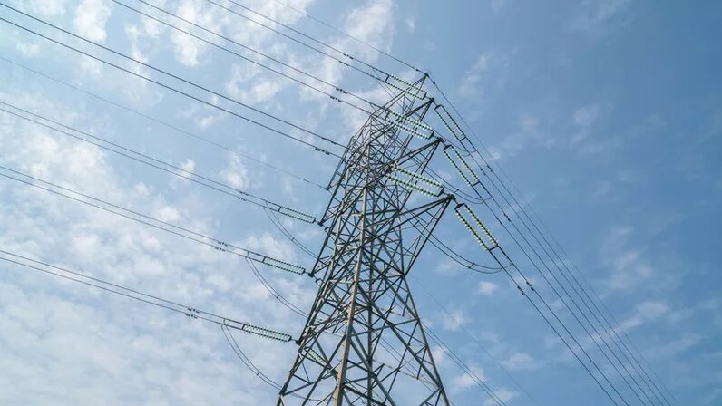 Electric steel. Overhead transmission line. Рославль энергетическая инфраструктура