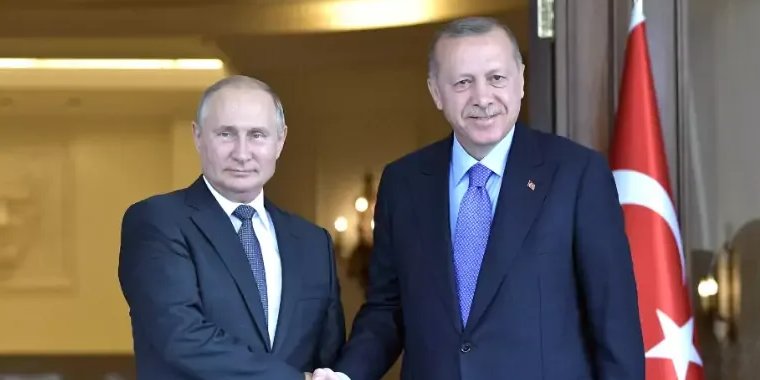 МИД Германии считает совместное фото Путина и Эрдогана вызовом для НАТО:  Яндекс.Новости