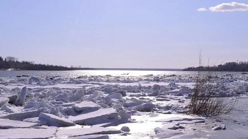 Лед тронулся на реке