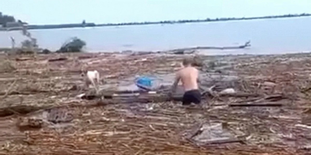 На пляже в одессе