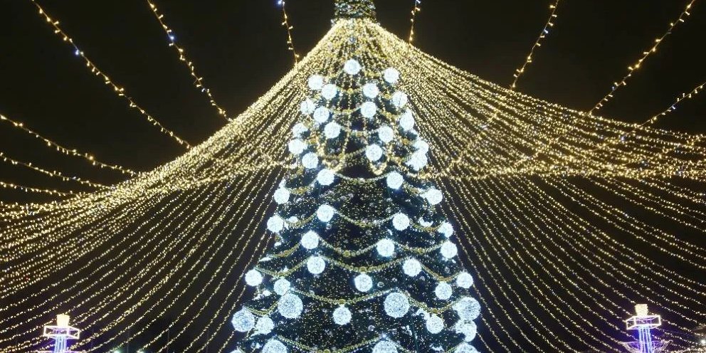 новогодняя площадь воронеж. снежная воронежская область. елка на площади ленина воронеж 2022. в воронеже площадь ленина засияла новогодними огнями. площадь ленина воронеж новый год 2024.