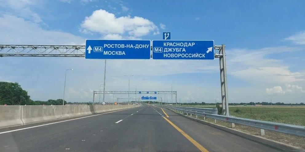 Карта в километрах