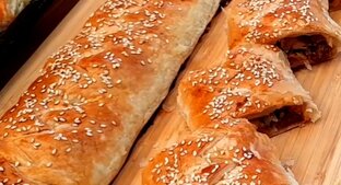 Выпечка из готового слоеного теста!