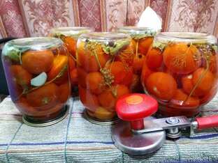 Заготовки на зиму (соленья, варенья)