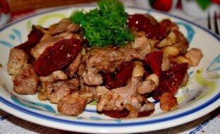 Мясные горячие блюда