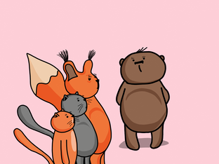 Комикс-скетчи от Медвежонка