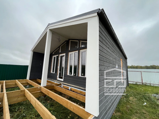 Баня барнхаус. КП Серебряные Ключи. 