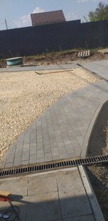 Укладка брусчатки 